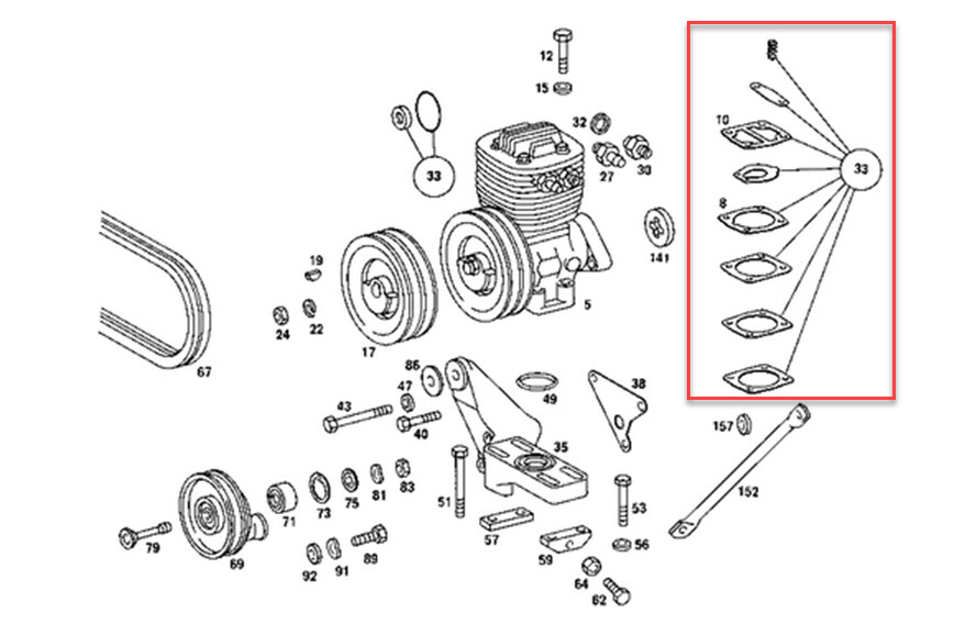 GASKET SET,C